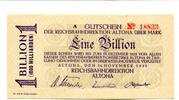 Deutsches Reich 1 Bio. Mark Altona, -
