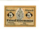 Thüringen 5 Pfg. Allstedt, -