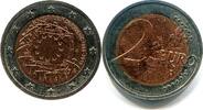 Deutschland, 2 Euro Probe mit Kupfer plattierter Pille aus Stahl, -