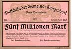 Schleswig-Holstein 5 Mio. Mark Tungendorf, -