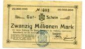 Bayern 20 Mio. Mark Amorbach, -