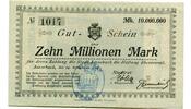 Bayern 10 Mio. Mark Amorbach, -