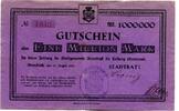 Bayern 1 Mio. Mark Amorbach, -