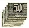 Thüringen 5x50 Pfg. Erfurt, -