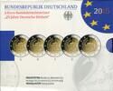 Deutschland 5 x 2 Euro ~ 25 Jahre Deutsche Einheit ~ -