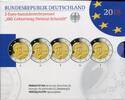 Deutschland 5 x 2 Euro ~ 100. Geburtstag Helmut Schmidt ~ -