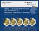 Deutschland 5 x 2 Euro ~ Königsstuhl - Mecklenburg Vorpommern ~ -