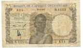 Französisch Westafrika, 25 Francs -