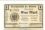 Ostpreußen 1 Mark Pr.Holland, -