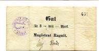 Ostpreußen 3 Mark Ragnit, -