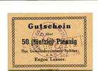Ostpreußen 50 Pfg. Splitter, -
