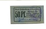Ostpreußen 50 Pfg. Bischofstein, -