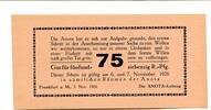 75 Reichspfennig 5.11.1926 Hessen Frankfurt a.M., I