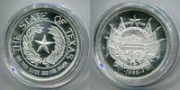 Ag Medaille 1986 USA ~ 1 Unze Ag - Texas ~ PP