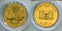 Niger 100 Francs ~ Double Eagle - 1/200 Unze Gold ~ -