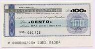 Italien 100 Lire ~ La Banca Belinzaghi ~ -