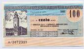 Italien 100 Lire ~ La Banca Popolare di Bergamo ~ -