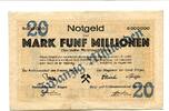 Westfalen 20 Mio. Mark Siegen, -