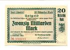 Rheinland 20 Md. Mark Elberfeld, -