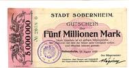 Rheinland 5 Mio. Mark Sobernheim, -