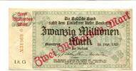 Baden 20 Mio. Mark Mannheim, -