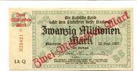 Baden 20 Mio. Mark Mannheim, -