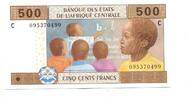 Zentralafrikanishe Staaten, 500 Francs Tschad,, -