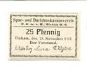 Oberschlesien 25 Pfg. Tichau, -