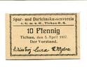 Oberschlesien 10 Pfg. Tichau, -
