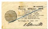 50 Mio. Mark 21.9.1923 Württemberg Tailfingen, III