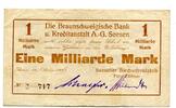 Niedersachsen 1 Md. Mark Seesen, -