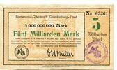 Sachsen-Anhalt 5 Md. Mark Quedlinburg, -