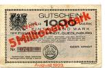 Sachsen-Anhalt 5 Mio. Mark Quedlinburg, -