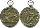 Schweiz, Silber Medaille auf den Durchstich des Lötschber Tunnels, -