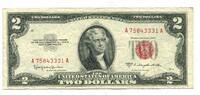 2 Dollars 1950C USA,  III