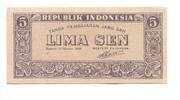 Indonesien, 5 Lima Sen -