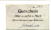 Niedersachsen 10 Mark Wildemann, -