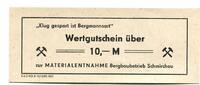 DDR 10 Mark o.D.1985 Schmirchau, Bergbaubetrieb, I
