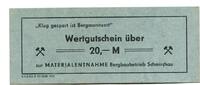 DDR 20 Mark o.D.1985 Schmirchau, Bergbaubetrieb, I