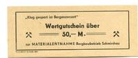 DDR 50 Mark o.D.1985 Schmirchau, Bergbaubetrieb, I