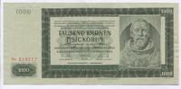 Böhmen und Mähren, 1000 Korun/Kronen -
