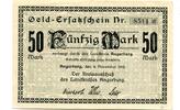 Ostpreu&szlig;en 50 Mark 4.11.1918 Angerburg, unz 40,00 EUR  zzgl. 6,00 EUR Versand