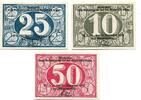 Hessen 10 Pfg. 25 Pfg. 50 Pfg. 31.12.1919 Alzey, unz 35,00 EUR  zzgl. 6,00 EUR Versand