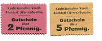 Hessen 2 Pfg. 5 Pfg. o.D. Allendorf-Sooden, Kaufm&auml;nnischer Verein, unz 14,00 EUR  zzgl. 6,00 EUR Versand