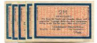 Hamburg 50 Pfg. 2x75 Pfg. 1 Mk. 2 Mk. 15.2.1922 Altona,Landesb&uuml;rgerrat, ... 30,00 EUR  zzgl. 6,00 EUR Versand