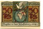 Bayern 50 Pfg. o.D./bis auf Wiederruf Aschaffenburg, unz 5,00 EUR  zzgl. 3,90 EUR Versand