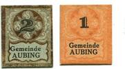 Bayern 1 Pfg. 2 Pfg. o.D.1920 Aubing, unz 6,00 EUR  zzgl. 3,90 EUR Versand