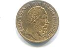 Württemberg, 10 Mark Karl 1864-1891, -