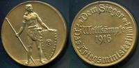 Kaiserreich, Eisen Medaille vergoldet 1.Weltkrieg / Siegermedaille-Armeesport, -