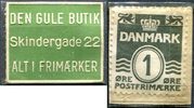 Dänemark 1 Öre ~ Danmark / Briefmarkengeld - DEN GULE BUTIK / ALT I FRIMAERKER ~ -